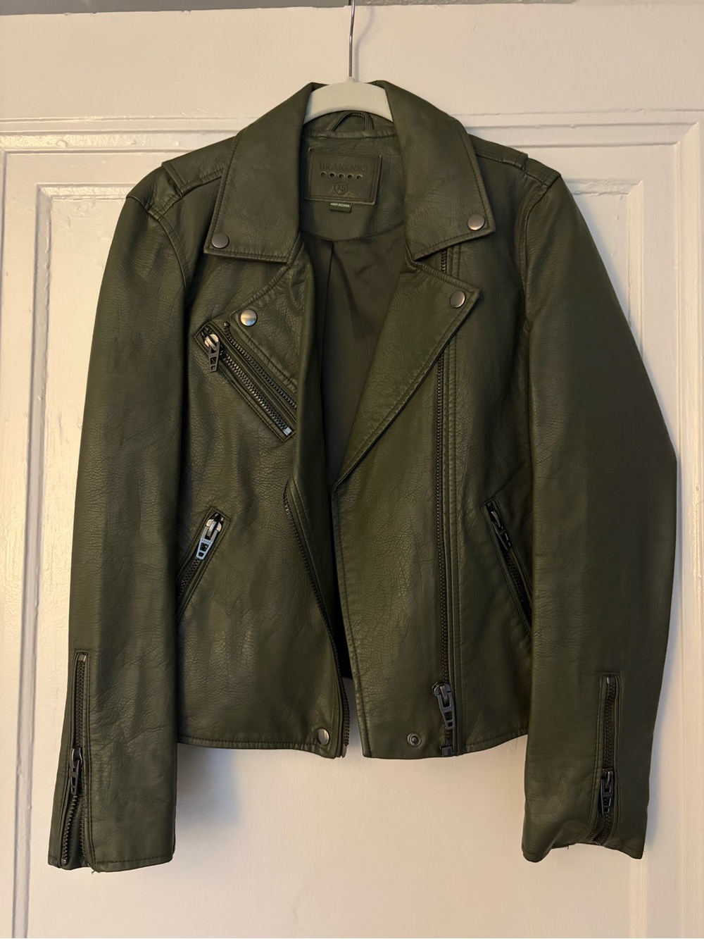 BLANKNYC Olive Green Leather Jacket